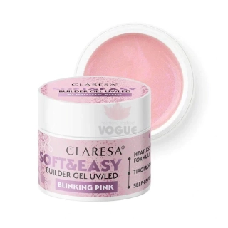 Claresa gél na nechty 45g Blinking Pink
